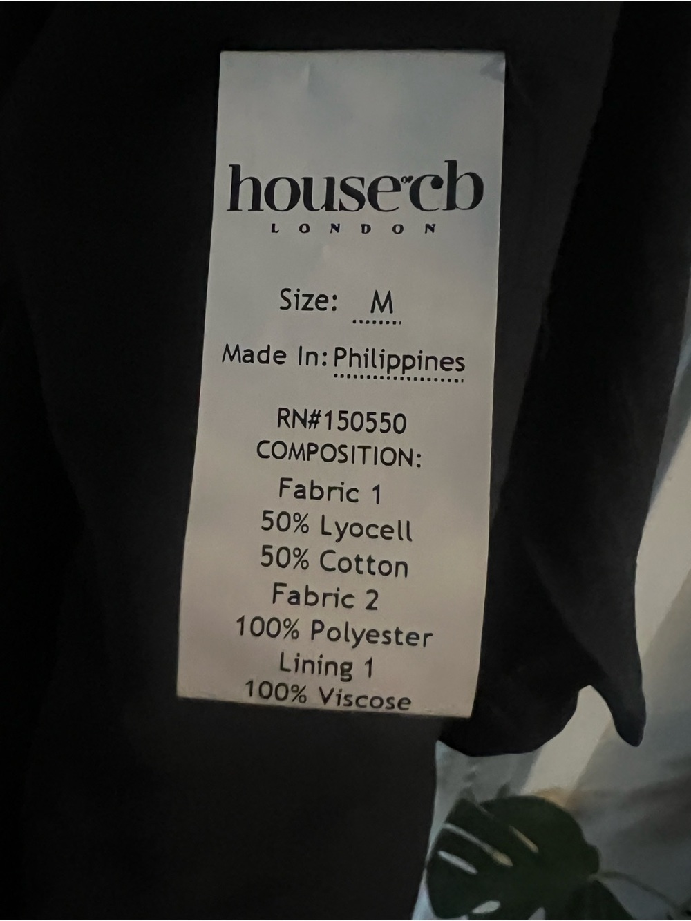 house of cb Black Silvana smocked puff sleeve dress. Puff Size MEDIUM. - Picture 3 of 6